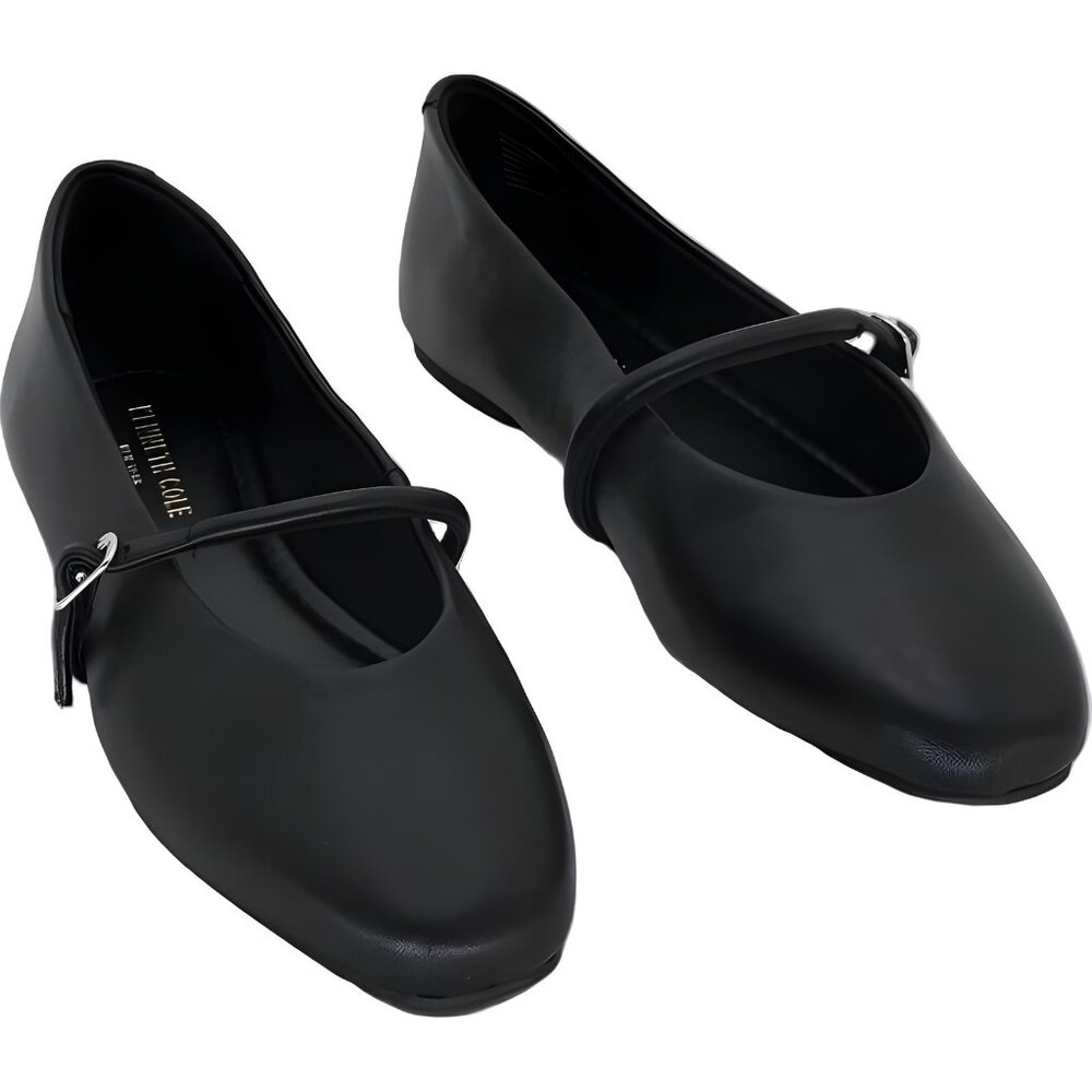 Kenneth Cole New York Magnolia Mary Jane Flats Black Women's US 7